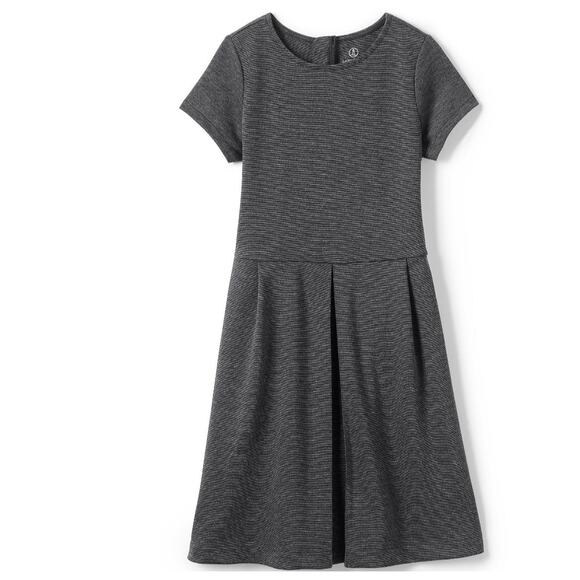 Lands End School Uniform Dress Charcoal Gray Girls Size 12 - Picture 1 of 5